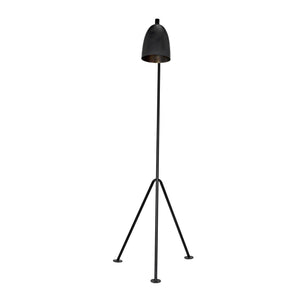 Asti Floor Lamp, Black Steel-Noir Furniture-Blue Hand Home