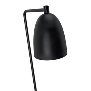 Asti Floor Lamp, Black Steel-Noir Furniture-Blue Hand Home