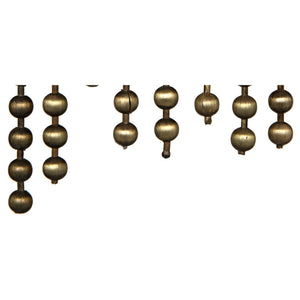 Domo Chandelier, Steel and Metal Beads with Brass Finish-Noir Furniture-Blue Hand Home