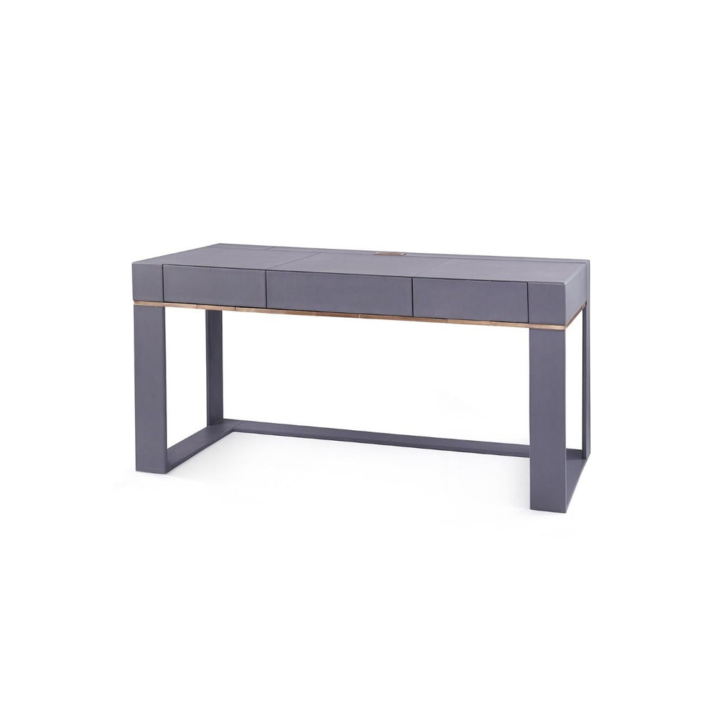 Villa & House - Landon Desk, Dark Gray-Bungalow 5-Blue Hand Home