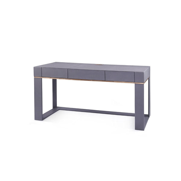 Villa & House - Landon Desk, Dark Gray-Bungalow 5-Blue Hand Home