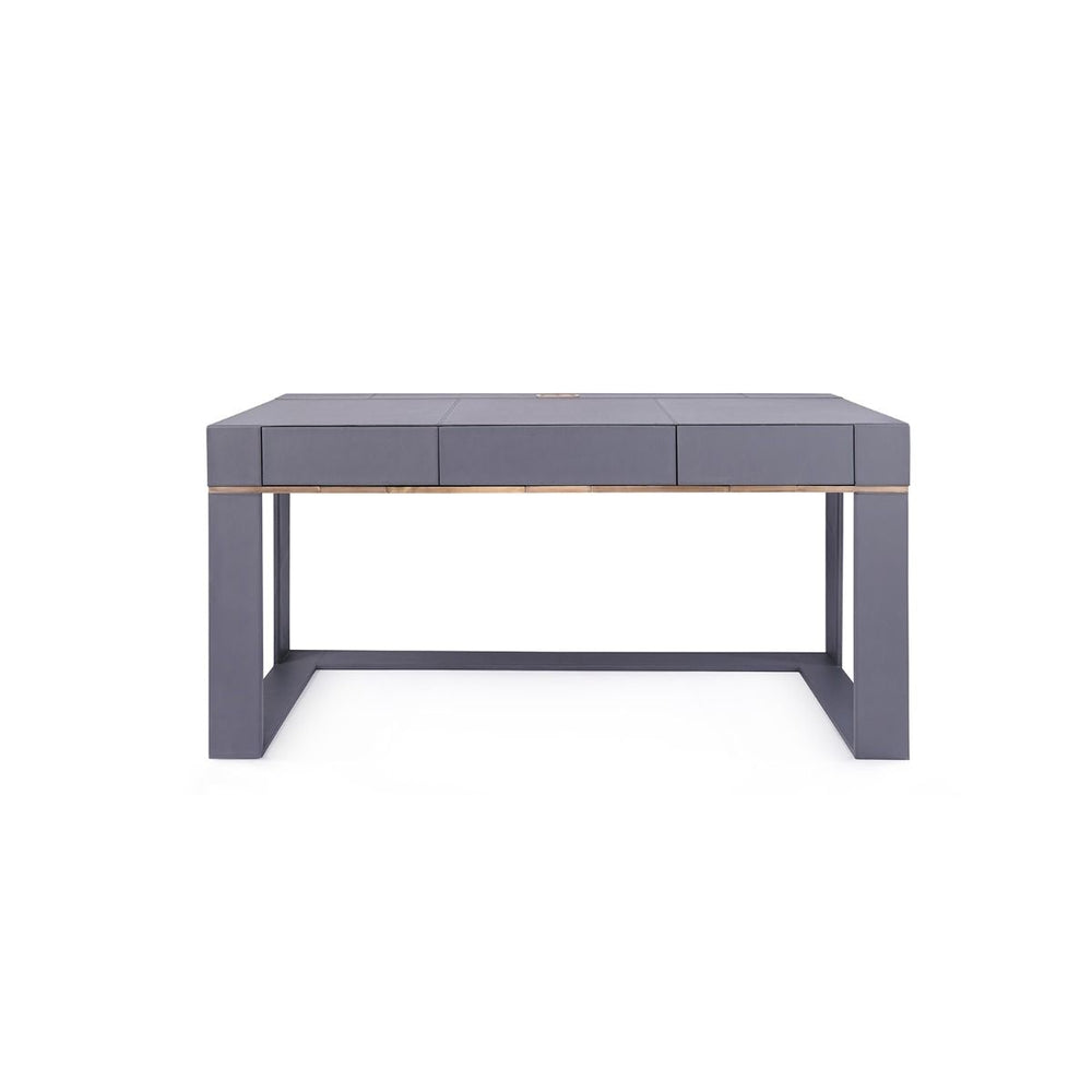 Villa & House - Landon Desk, Dark Gray-Bungalow 5-Blue Hand Home