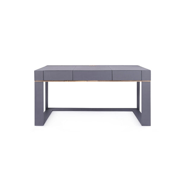 Villa & House - Landon Desk, Dark Gray-Bungalow 5-Blue Hand Home
