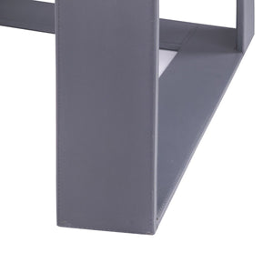 Villa & House - Landon Desk, Dark Gray-Bungalow 5-Blue Hand Home