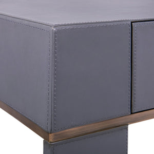 Villa & House - Landon Desk, Dark Gray-Bungalow 5-Blue Hand Home