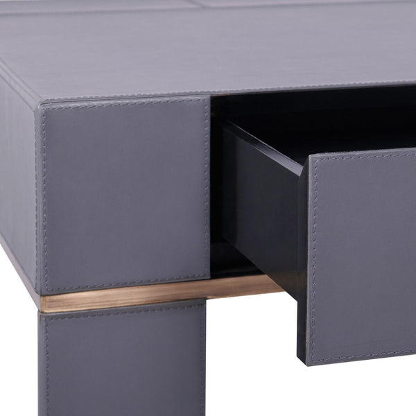 Villa & House - Landon Desk, Dark Gray-Bungalow 5-Blue Hand Home