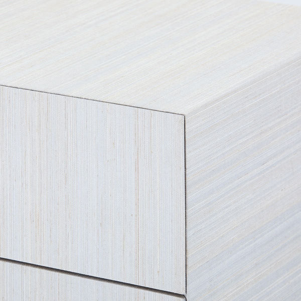 Villa & House - Madeline 3-drawer Side Table, Platinum-Bungalow 5-Blue Hand Home