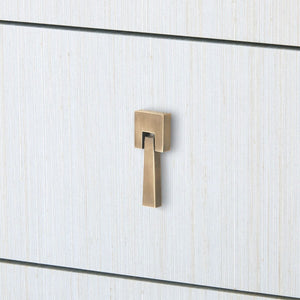 Villa & House - Madeline 3-drawer Side Table, Platinum-Bungalow 5-Blue Hand Home