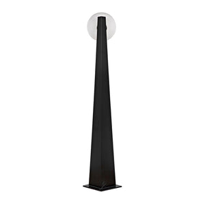 Noir Roy Floor Lamp, Black Metal-Noir Furniture-Blue Hand Home