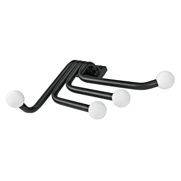 Noir Sweeny Sconce, Black Metal-Noir Furniture-Blue Hand Home