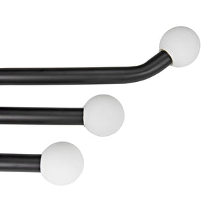 Noir Sweeny Sconce, Black Metal-Noir Furniture-Blue Hand Home