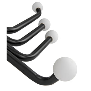 Noir Sweeny Sconce, Black Metal-Noir Furniture-Blue Hand Home