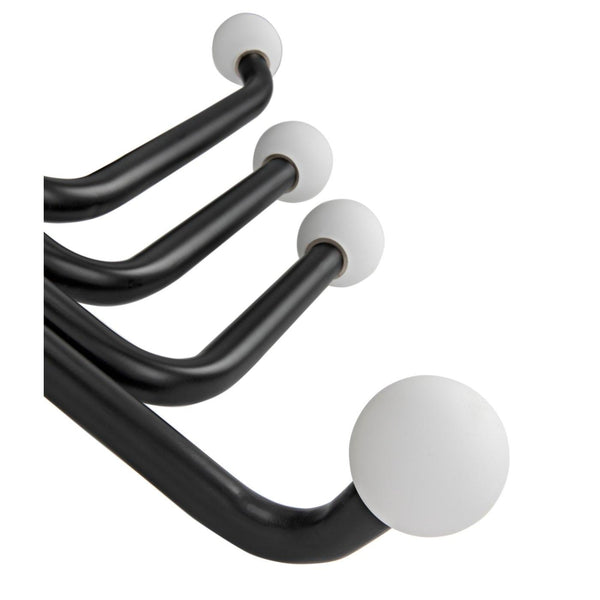 Noir Sweeny Sconce, Black Metal-Noir Furniture-Blue Hand Home