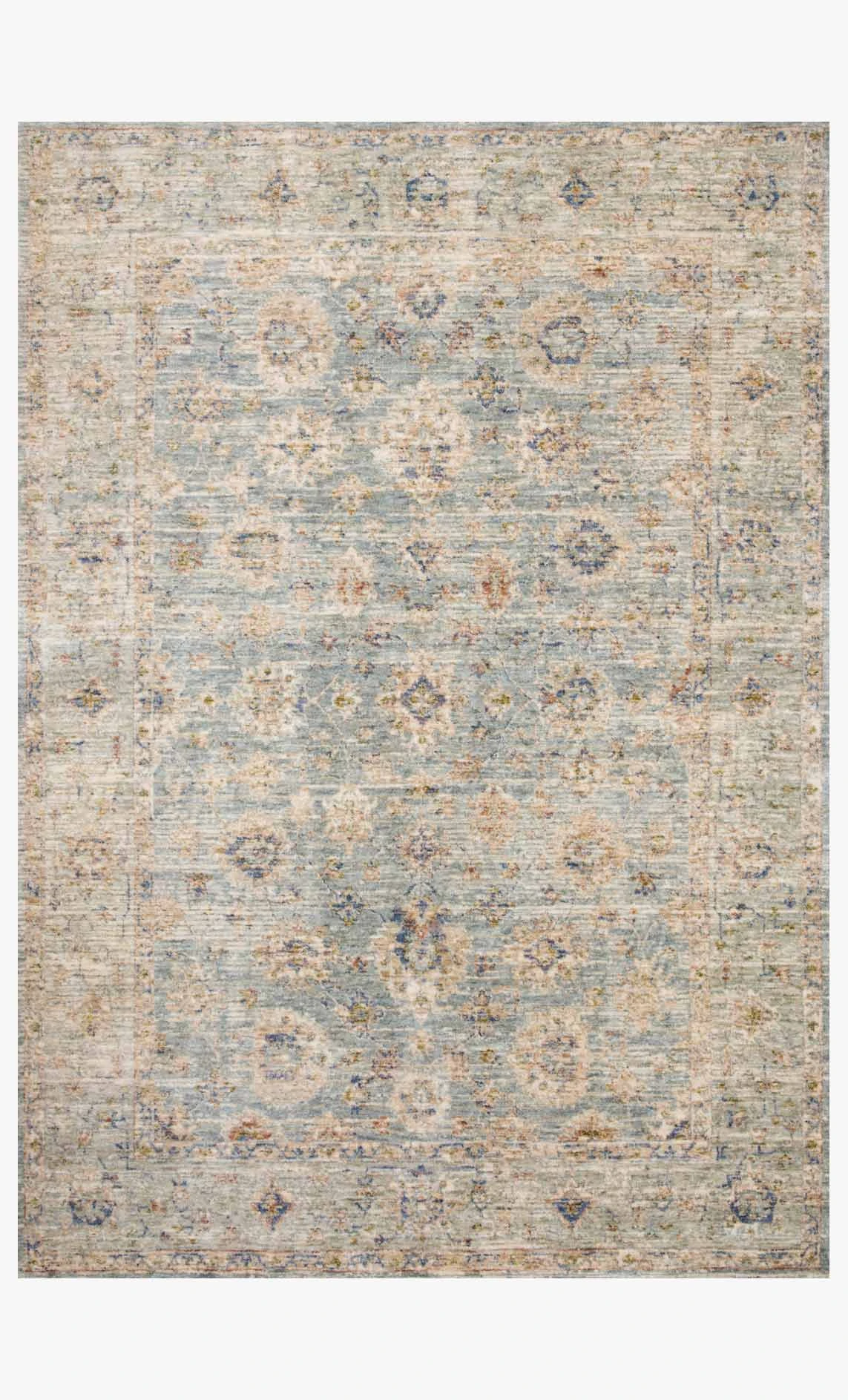 Revere Rug Lt Blue Multi at Blue Hand Home