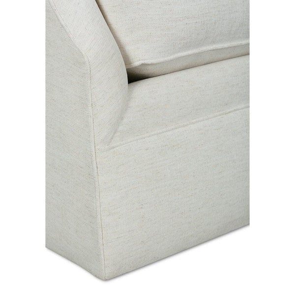 Kara Express Swivel Glider Chair in Nomad Snow-Blue Hand Home