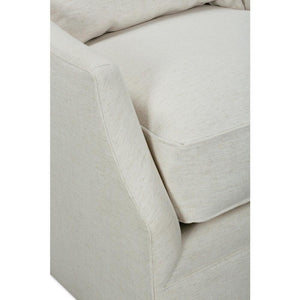 Kara Express Swivel Glider Chair in Nomad Snow-Blue Hand Home