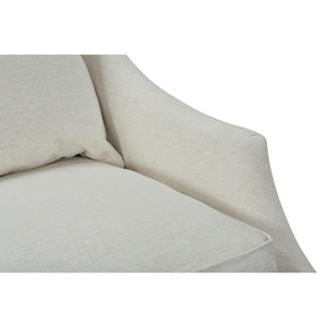 Kara Express Swivel Glider Chair in Nomad Snow-Blue Hand Home