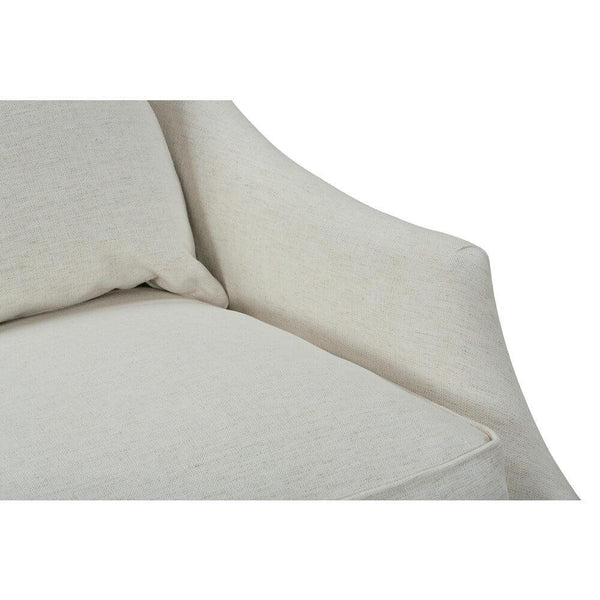 Kara Express Swivel Glider Chair in Nomad Snow-Blue Hand Home