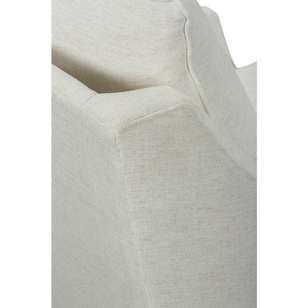 Kara Express Swivel Glider Chair in Nomad Snow-Blue Hand Home