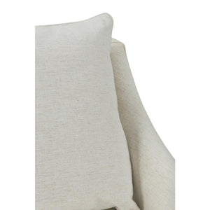 Kara Express Swivel Glider Chair in Nomad Snow-Blue Hand Home