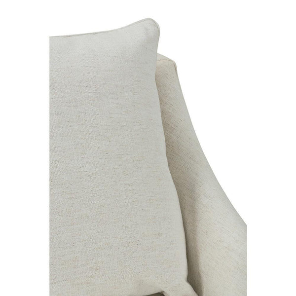 Kara Express Swivel Glider Chair in Nomad Snow-Blue Hand Home