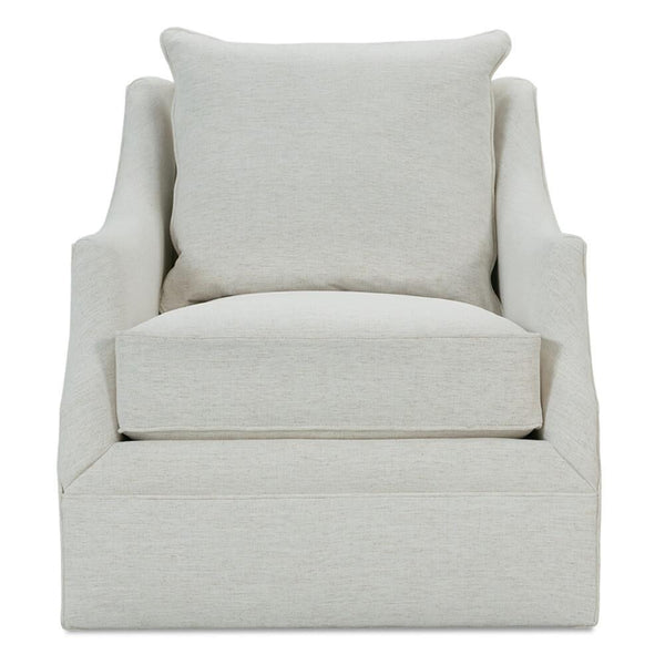 Kara Swivel Chair in Nomad Snow-Blue Hand Home