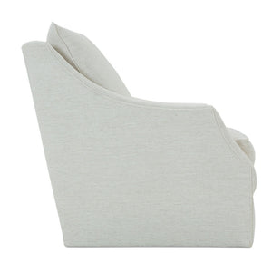 Kara Swivel Chair in Nomad Snow-Blue Hand Home