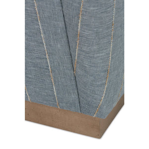 Allie Swivel - Indigo Kid-proof Stripe-Blue Hand Home