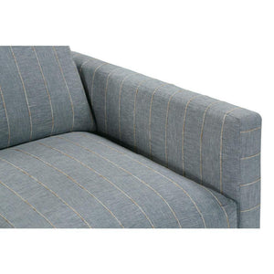 Allie Swivel - Indigo Kid-proof Stripe-Blue Hand Home