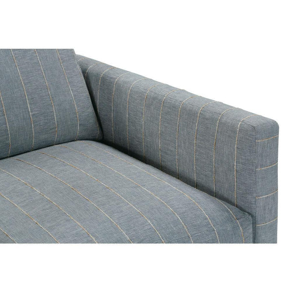 Allie Swivel - Indigo Kid-proof Stripe-Blue Hand Home