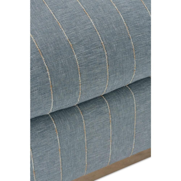 Allie Swivel - Indigo Kid-proof Stripe-Blue Hand Home