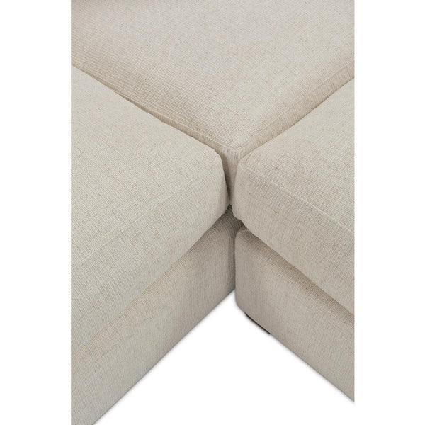 Lilah Sectional - Plush Crypton Chenille-Blue Hand Home