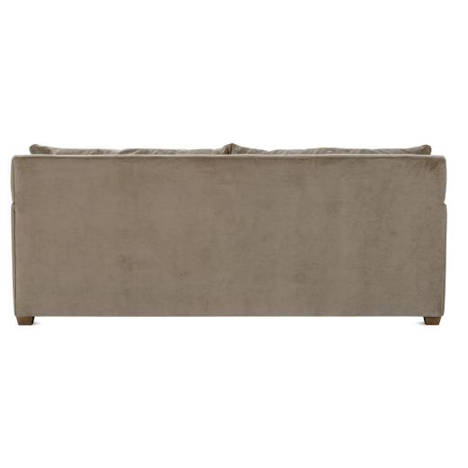 89” Lilah Sofa - Fawn Brushed Velvet-Blue Hand Home