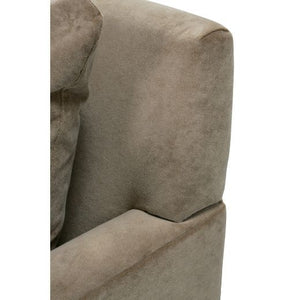 89” Lilah Sofa - Fawn Brushed Velvet-Blue Hand Home