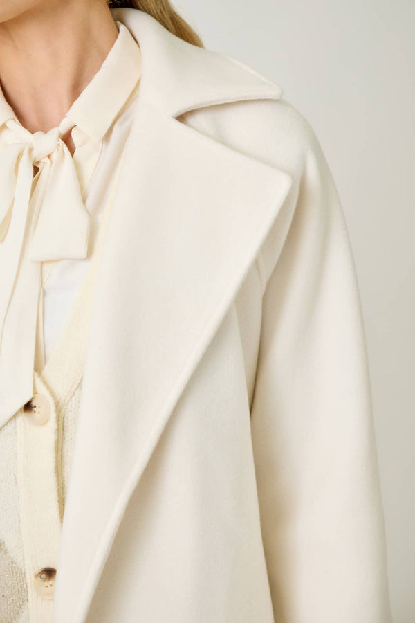 60745 Lapel Collar Robe Coat-Blue Hand Home