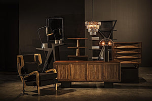Steam Console, Black Steel by Noir-Blue Hand Home
