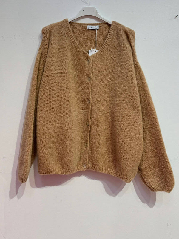 Kid mohair and wool vest 7535-Blue Hand Home