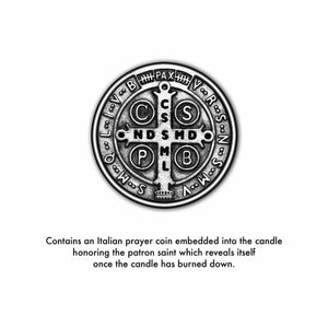 Saint Benedict Saint of Peace and Protection from Evil Special Edition-Blue Hand Home
