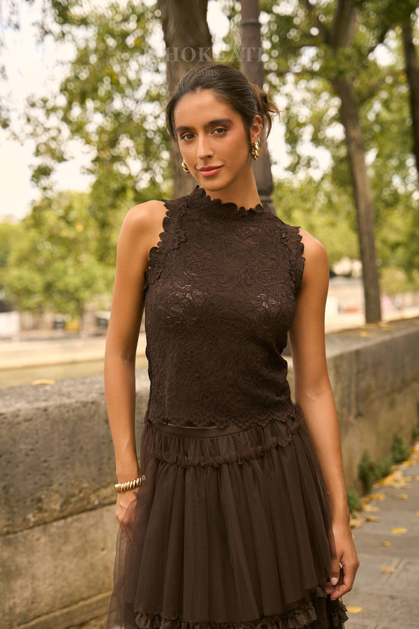 Catalina floral lace top - 81092