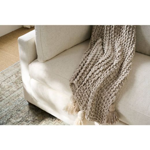 Sylvie Express Bench Sofa-Blue Hand Home