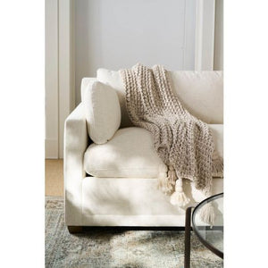 Sylvie Express Bench Sofa-Blue Hand Home