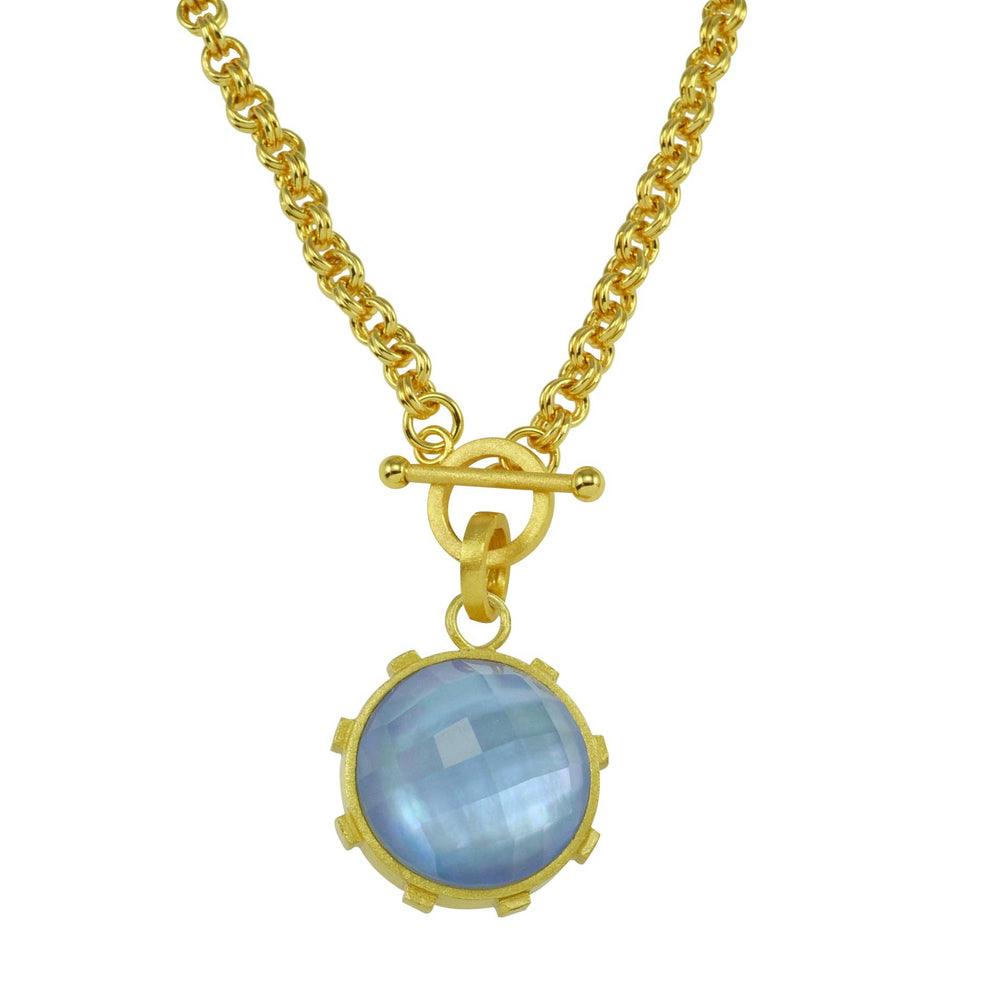 GISELE NECKLACE-Blue Hand Home