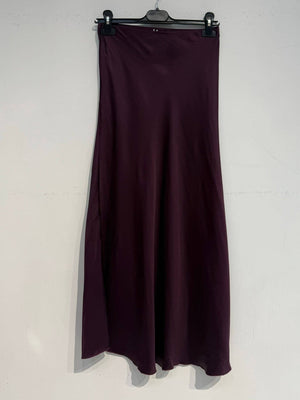 Satin skirt 2549-Blue Hand Home