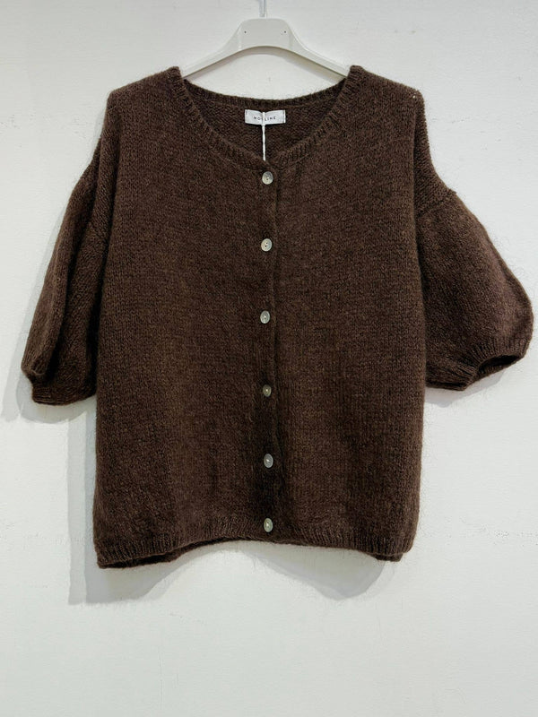 Kid mohair and wool vest 7529-Blue Hand Home