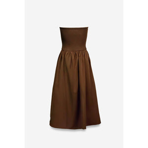 Tube Top Maxi Dress-Blue Hand Home