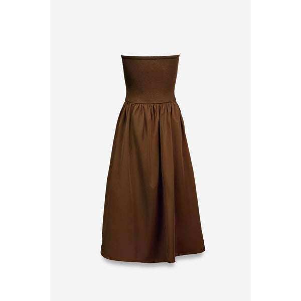 Tube Top Maxi Dress-Blue Hand Home