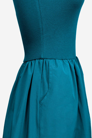 Tube Top Maxi Dress-Blue Hand Home