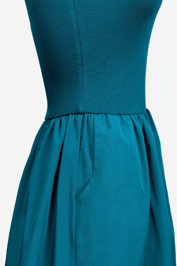 Tube Top Maxi Dress-Blue Hand Home