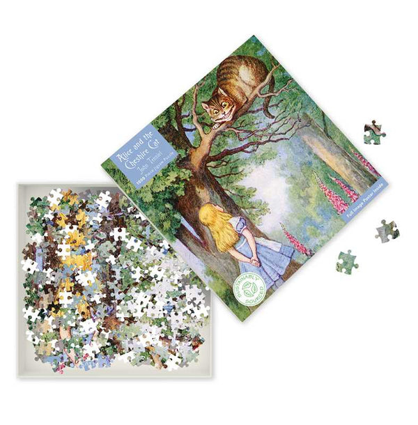 Adult Jigsaw Puzzle Alice and the Cheshire Cat by-Blue Hand Home