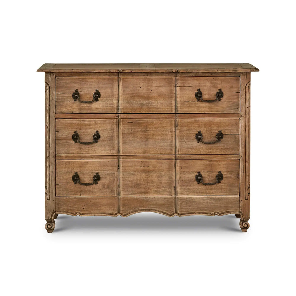 Provence 3 Drawer Dresser Large-Blue Hand Home